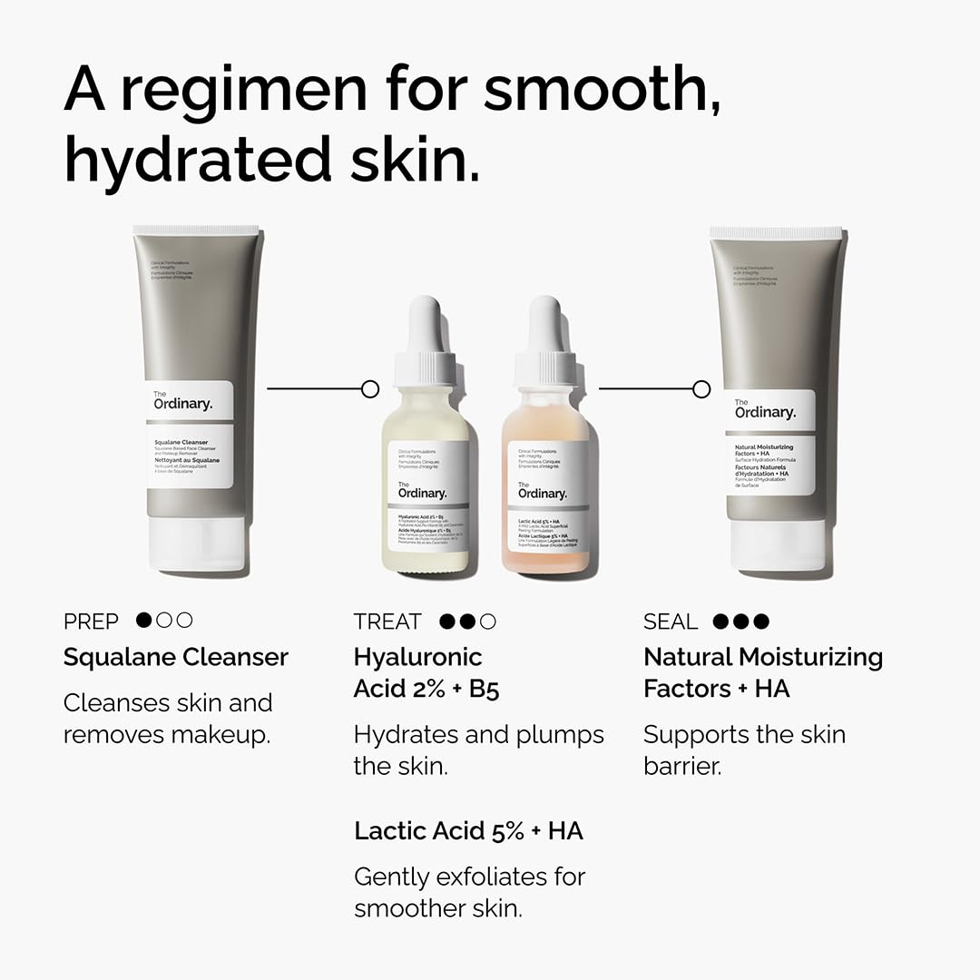 The Ordinary bottle in hand to show actual size and travel convenience