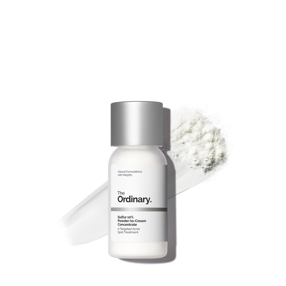 The Ordinary sulfur front packaging showing compact bottle and convenience