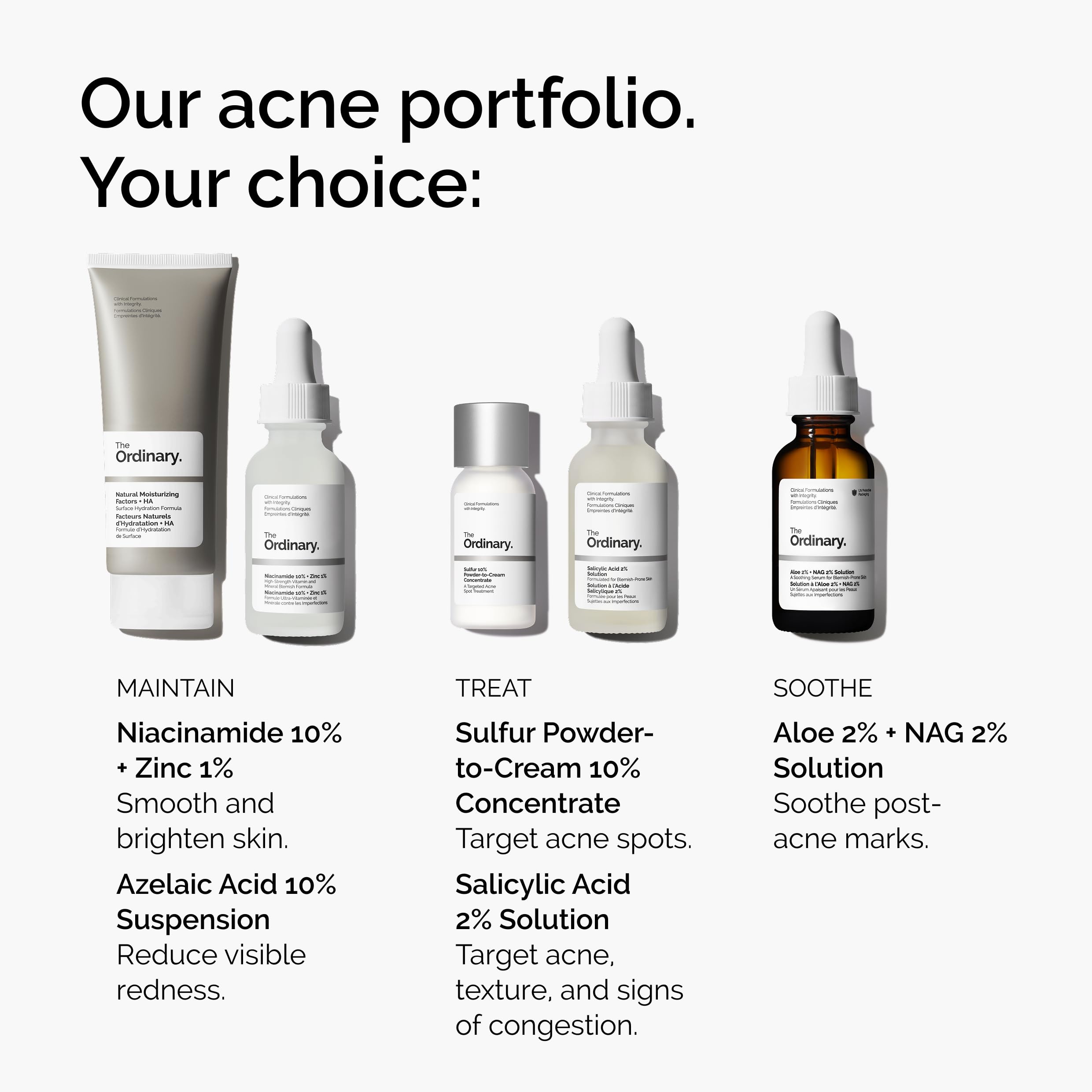 The Ordinary sulfur on-the-go pocket shot showing discreet portable treatment