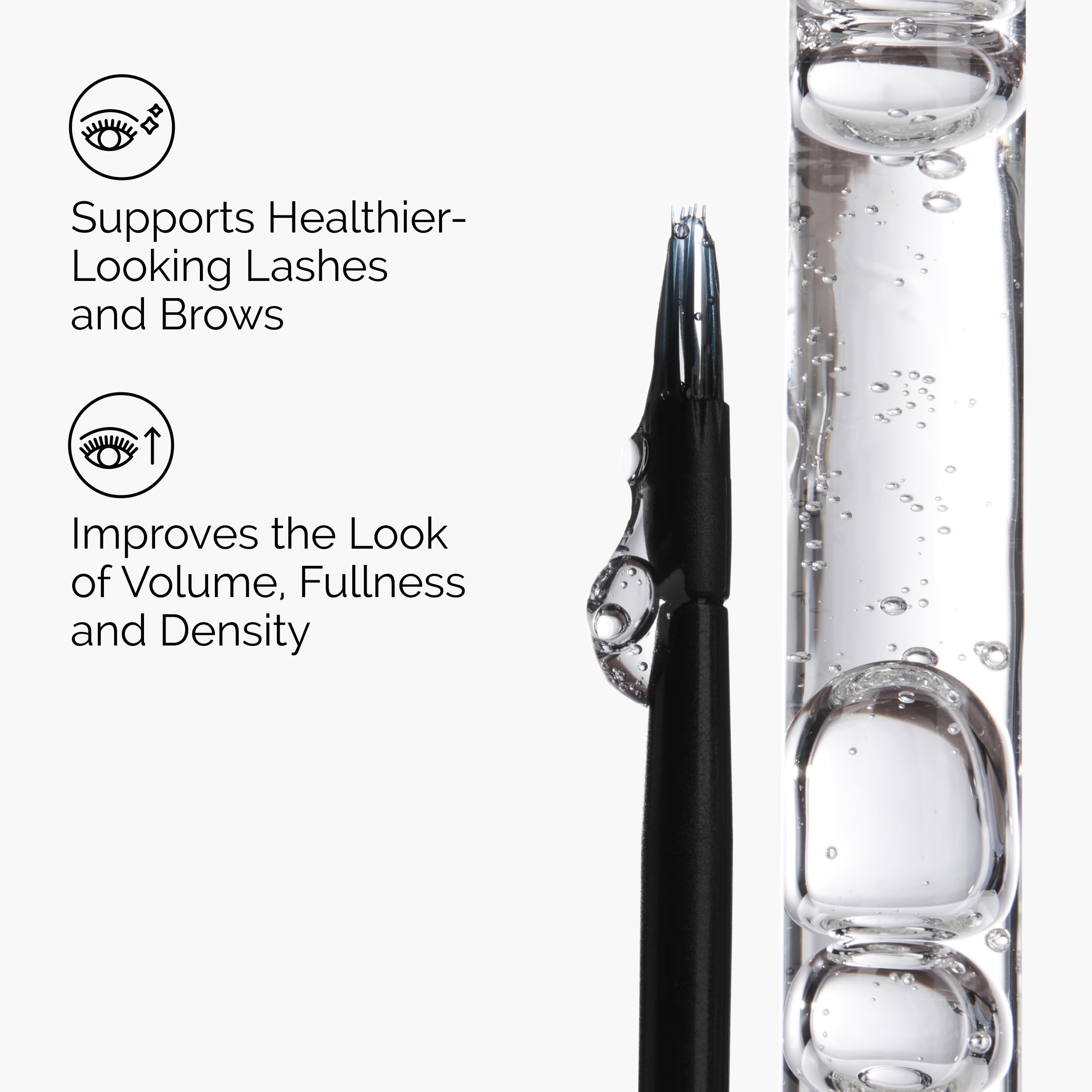 The Ordinary serum texture droplet on fingertip showing lightweight absorption and non-greasy feel