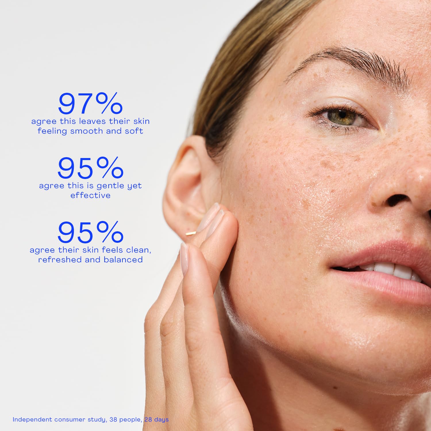 The Outset Gentle Micellar Antioxidant Cleanser fragrance-free label communicates skin-friendly design.