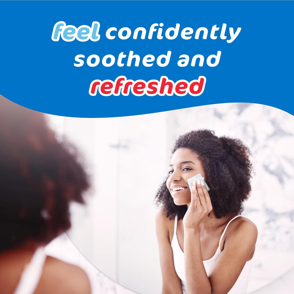 The Pharma-C Company Witch Hazel Wipes textured cloth demonstrates gentle cleansing.