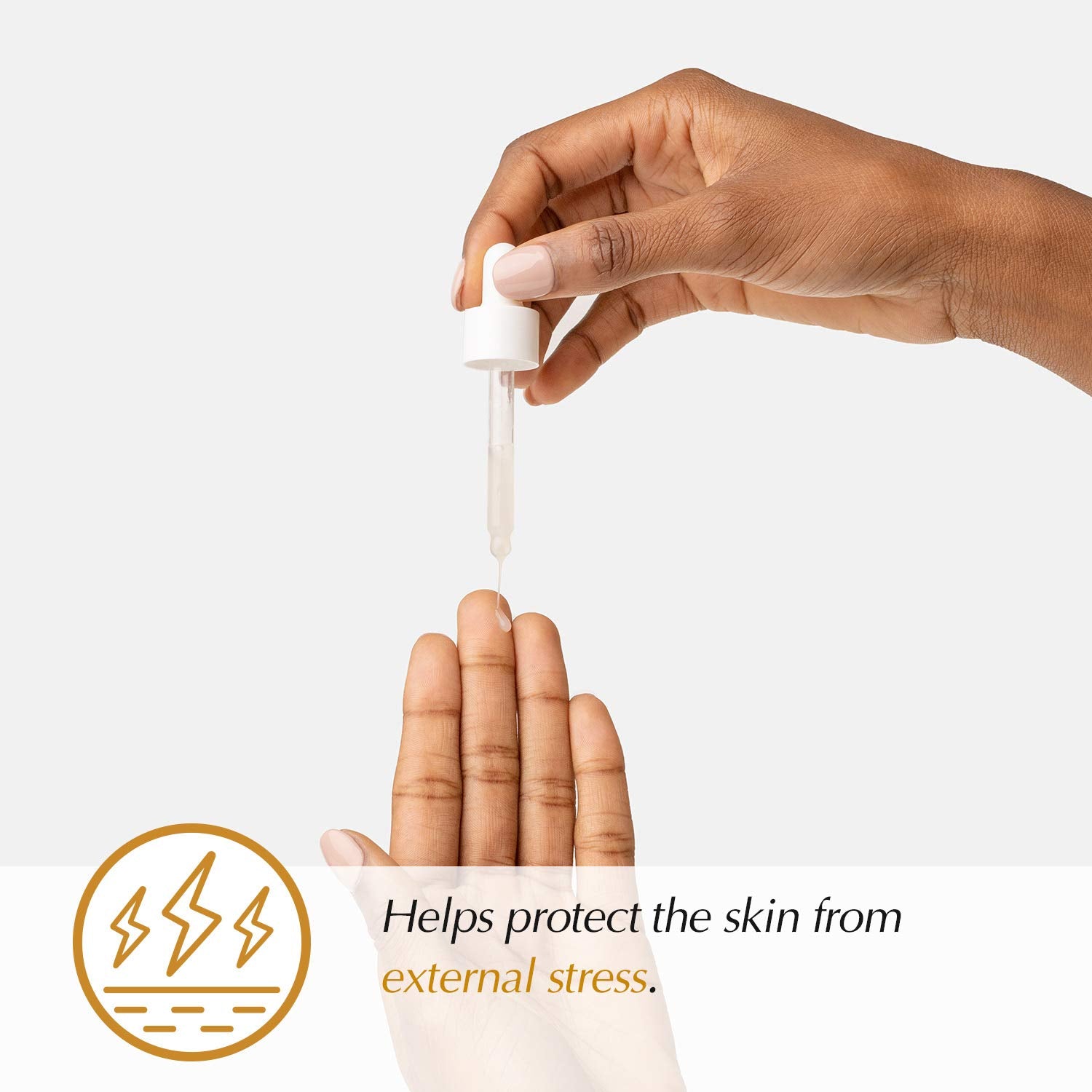 The Potions Coenzyme Q10 Face Serum application scene demonstrates easy morning layering.