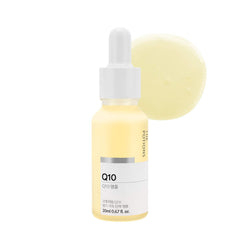 The Potions Coenzyme Q10 Face Serum bottle shows lightweight hydration for daily use.