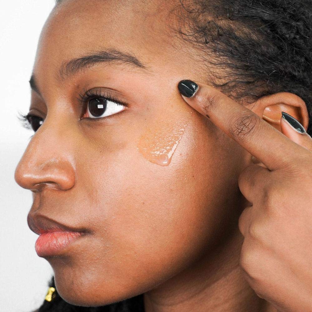 The Potions Coenzyme Q10 Face Serum dropper captures fast-absorbing, non-sticky finish.