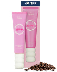 The Skinny Confidential sunscreen bottle with fragrance-free SPF 40 for daily protection.