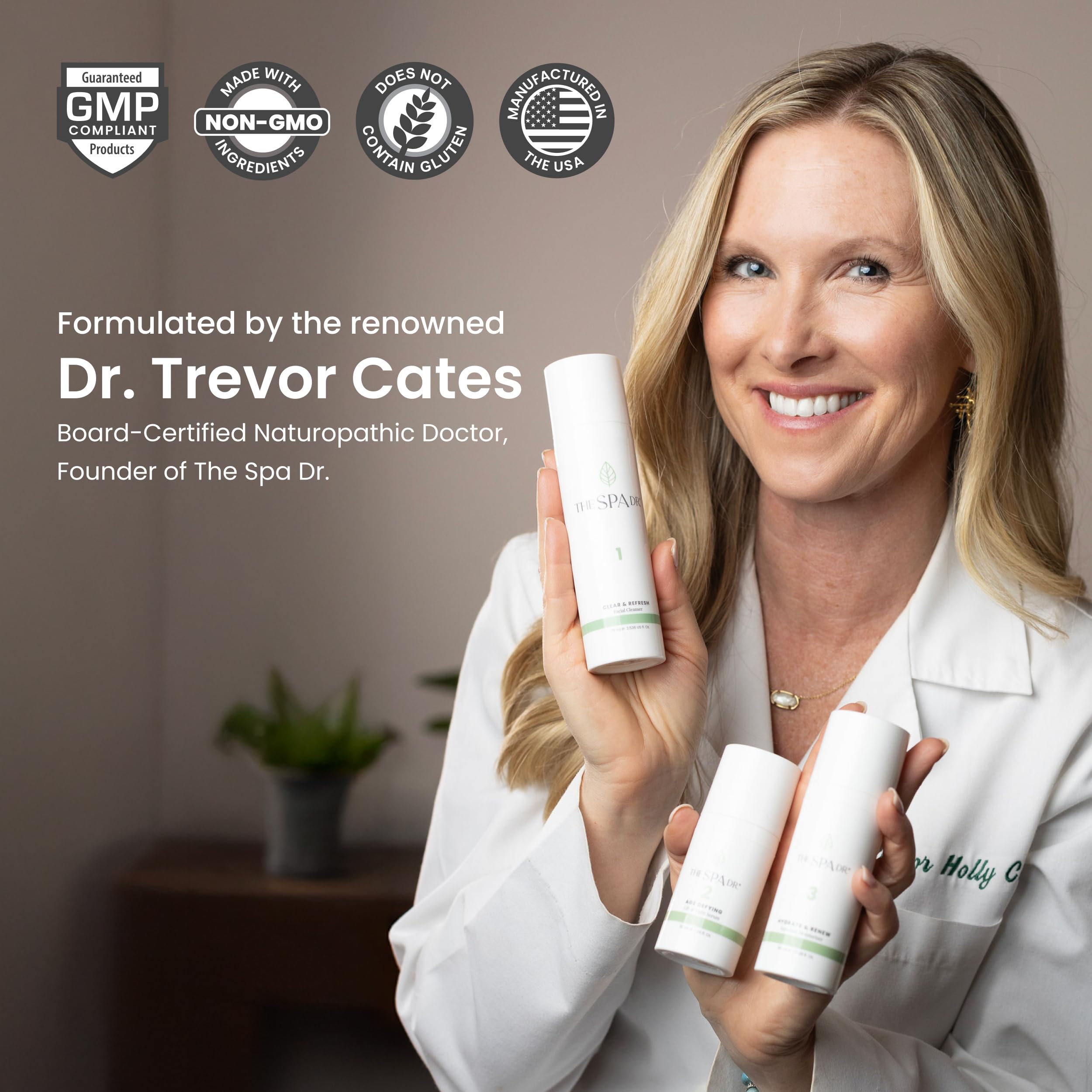 The Spa Dr. Antioxidant Serum daily-use routine setup