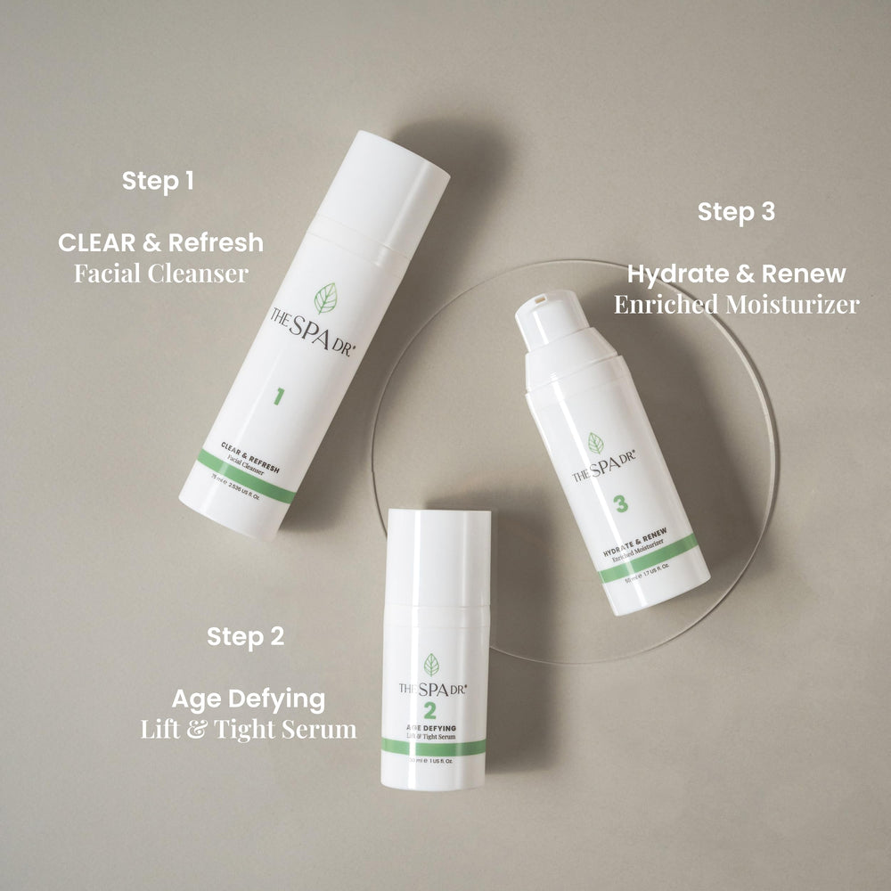 The Spa Dr. Antioxidant Serum on skin revealing a soft, radiant look