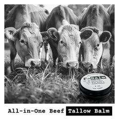 The Tallowed Truth F-Balm Original aroma: honey, beeswax, frankincense for daily use.