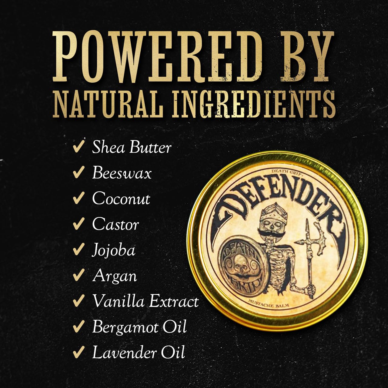 THE VINTAGE GROOMING CO Defender guard and balm set offers versatile grooming options.