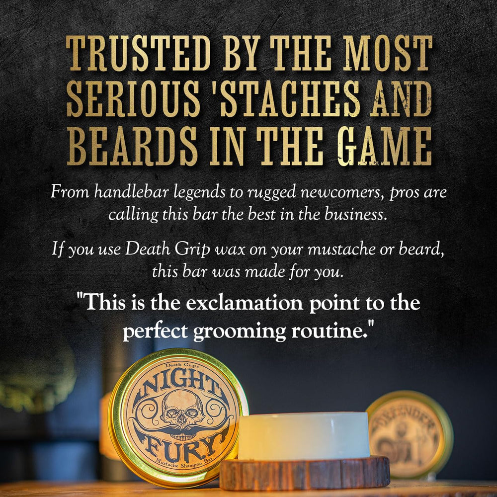 Night Fury beard care ritual by The Vintage Grooming Co. for on-the-go grooming.