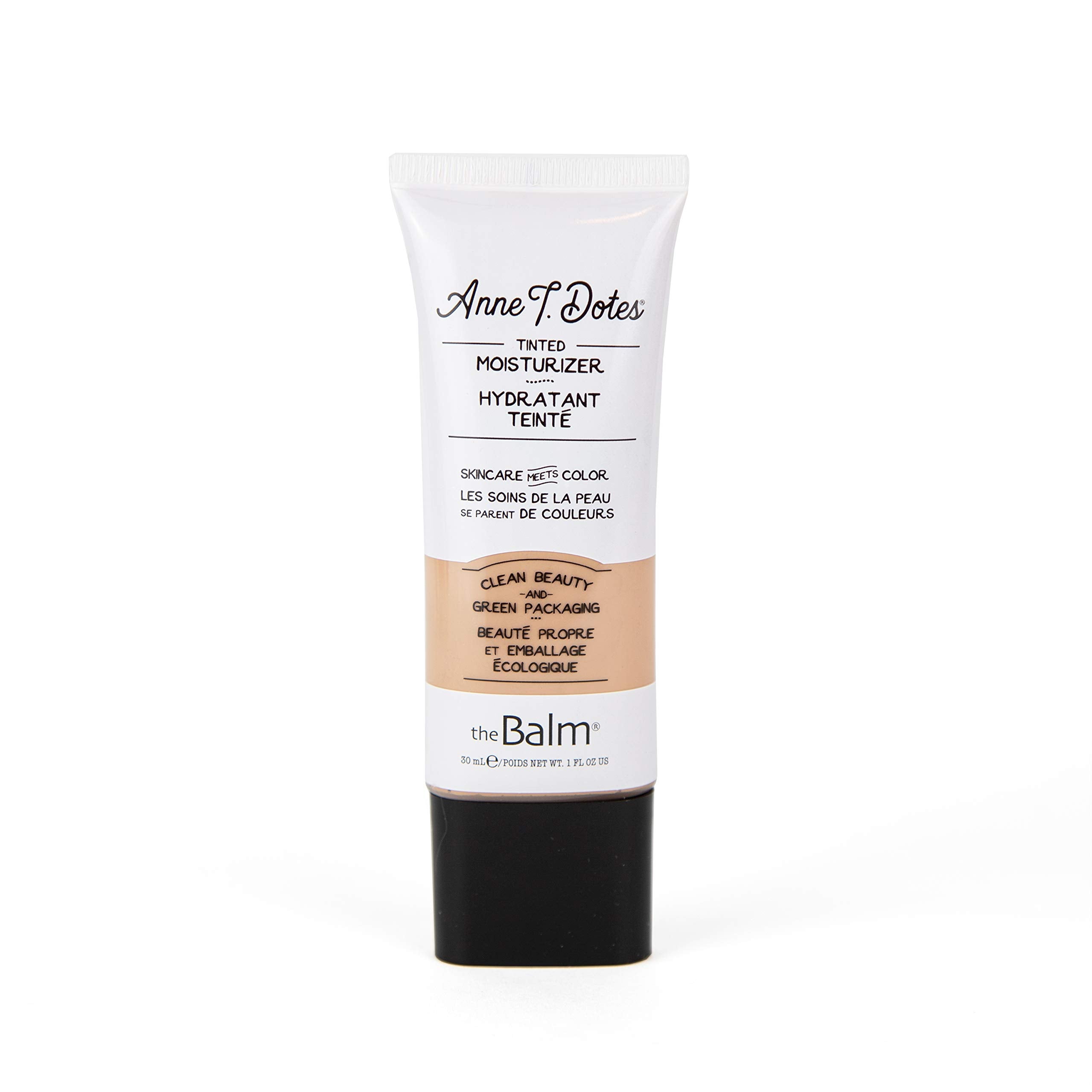 theBalm Anne T. Dotes tinted moisturizer packaging shows luxury beauty and premium texture