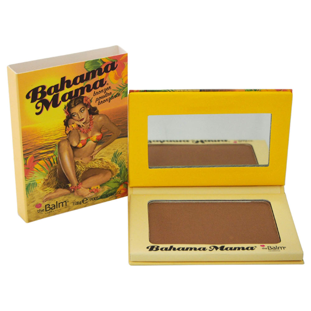 thebalm Bahama Mama compact bronzer provides natural-looking sun-kissed warmth
