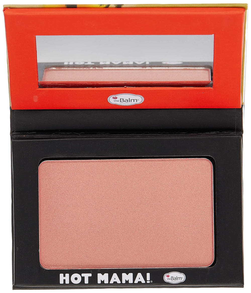 theBalm Hot Mama compact open view, multipurpose palette for cheeks and lids.