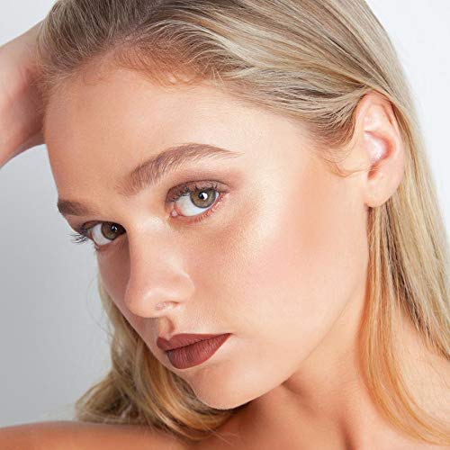 theBalm Mary-Lou Manizer pressed shimmer on skin for a radiant finish