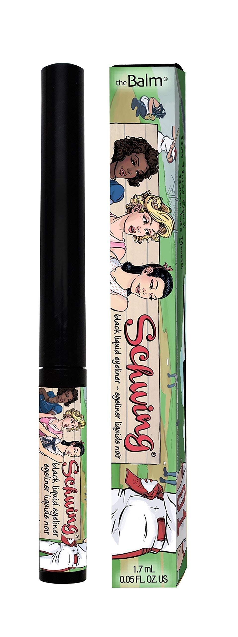 theBalm Schwing Liquid Eyeliner suitable for all skin types.