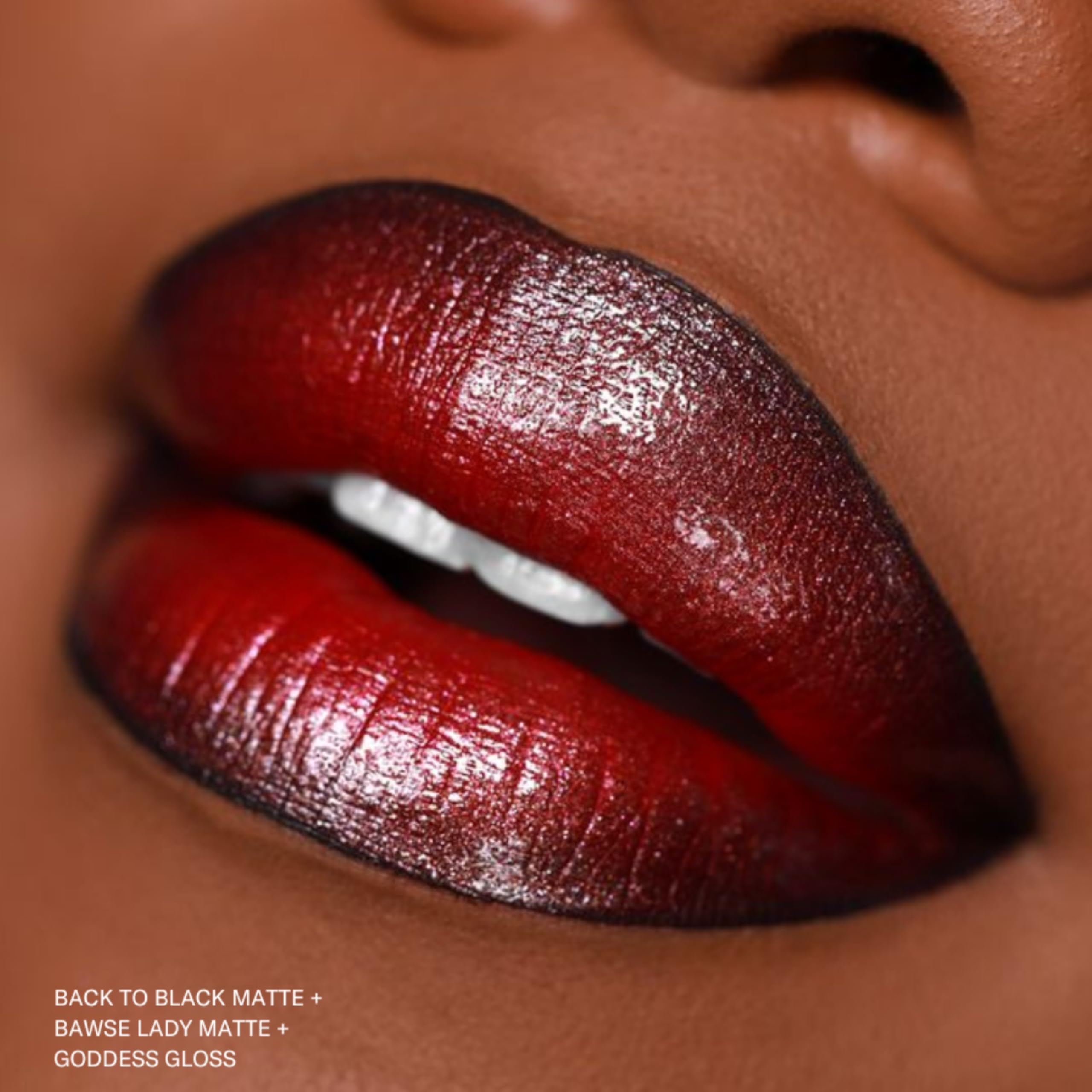 The Lip Bar Bawse Lady packaging box image conveys brand aesthetic and product details.