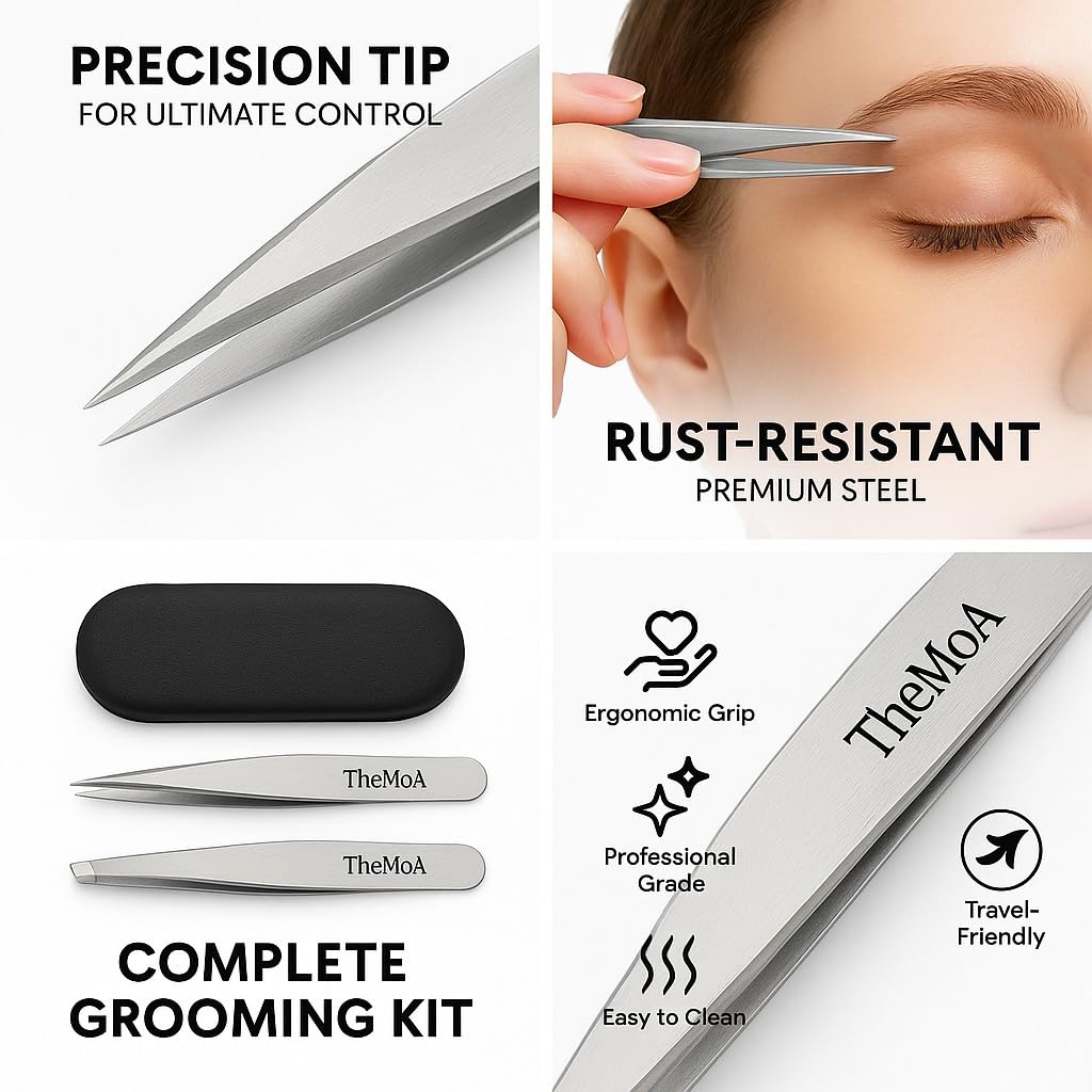 THEMOA stainless-steel texture close-up emphasizes durable, rust-resistant craftsmanship for daily use.