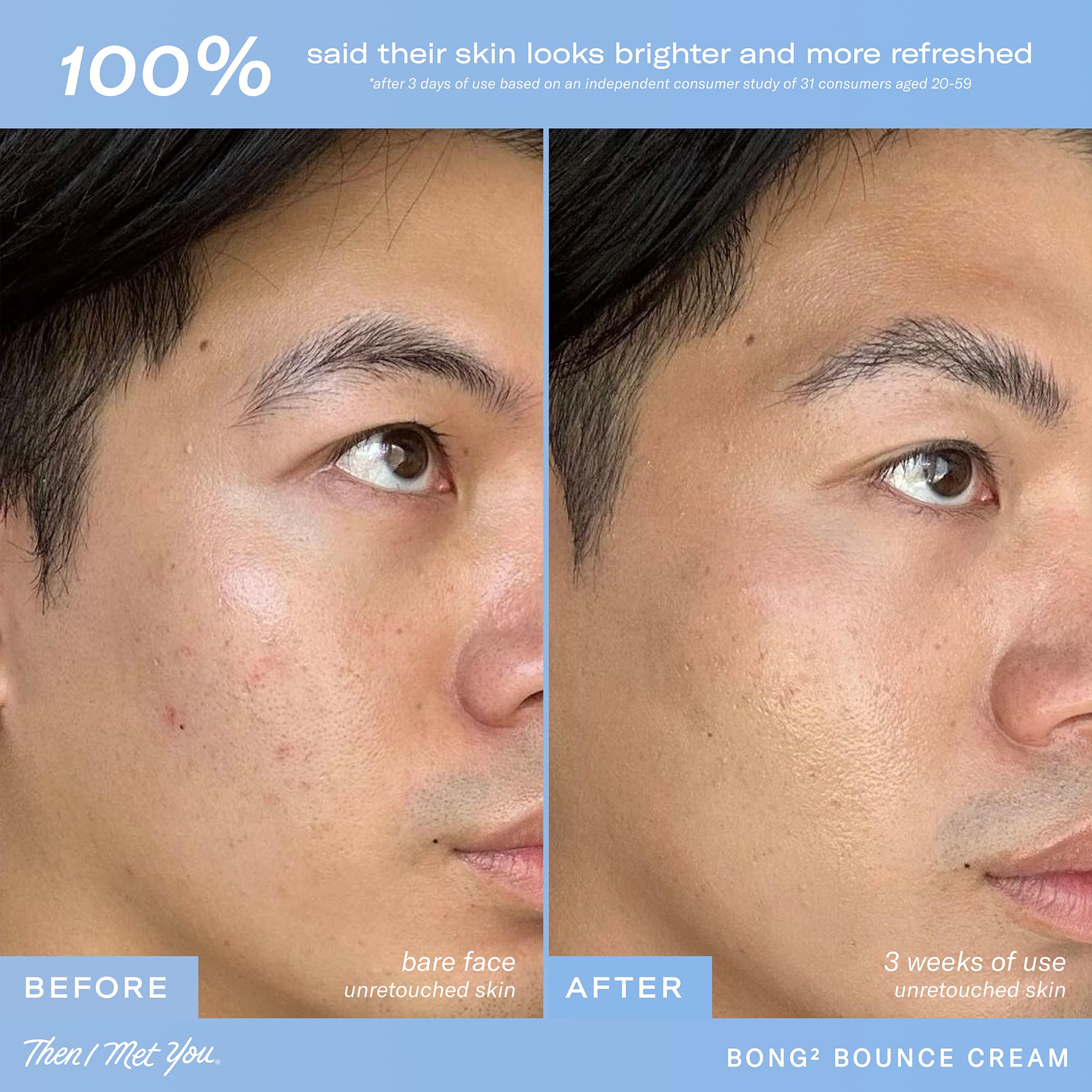 Then I Met You Bong² Bounce Cream under makeup supports hydration and balance.