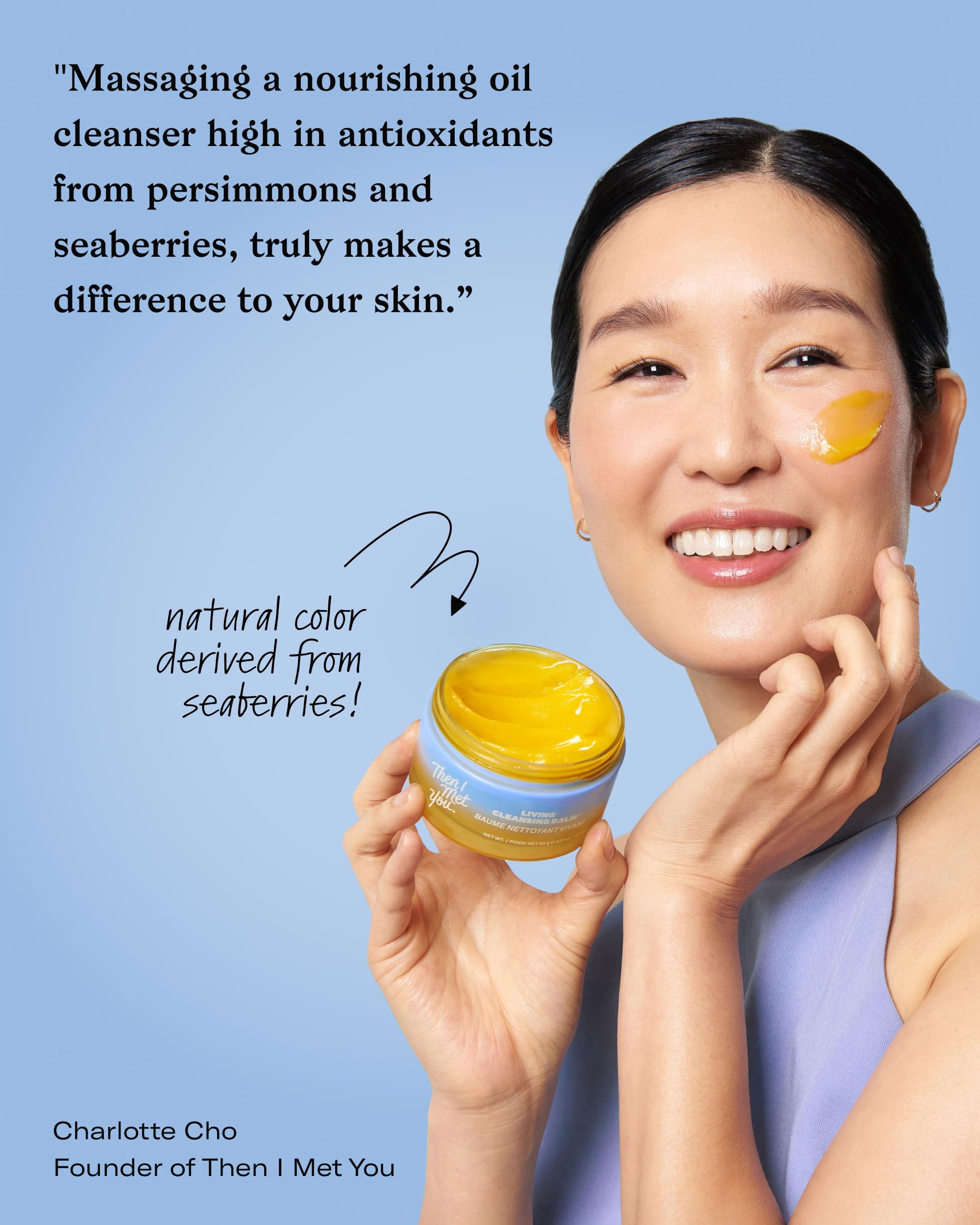 Then I Met You Living Cleansing Balm scent notes rosemary grapefruit elevate cleansing ritual