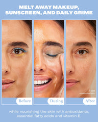 Then I Met You Living Cleansing Balm removes sunscreen and impurities softly