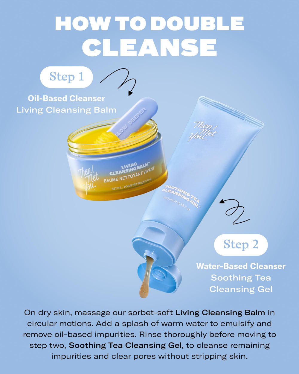 Then I Met You Living Cleansing Balm vegan and cruelty-free for conscious skincare