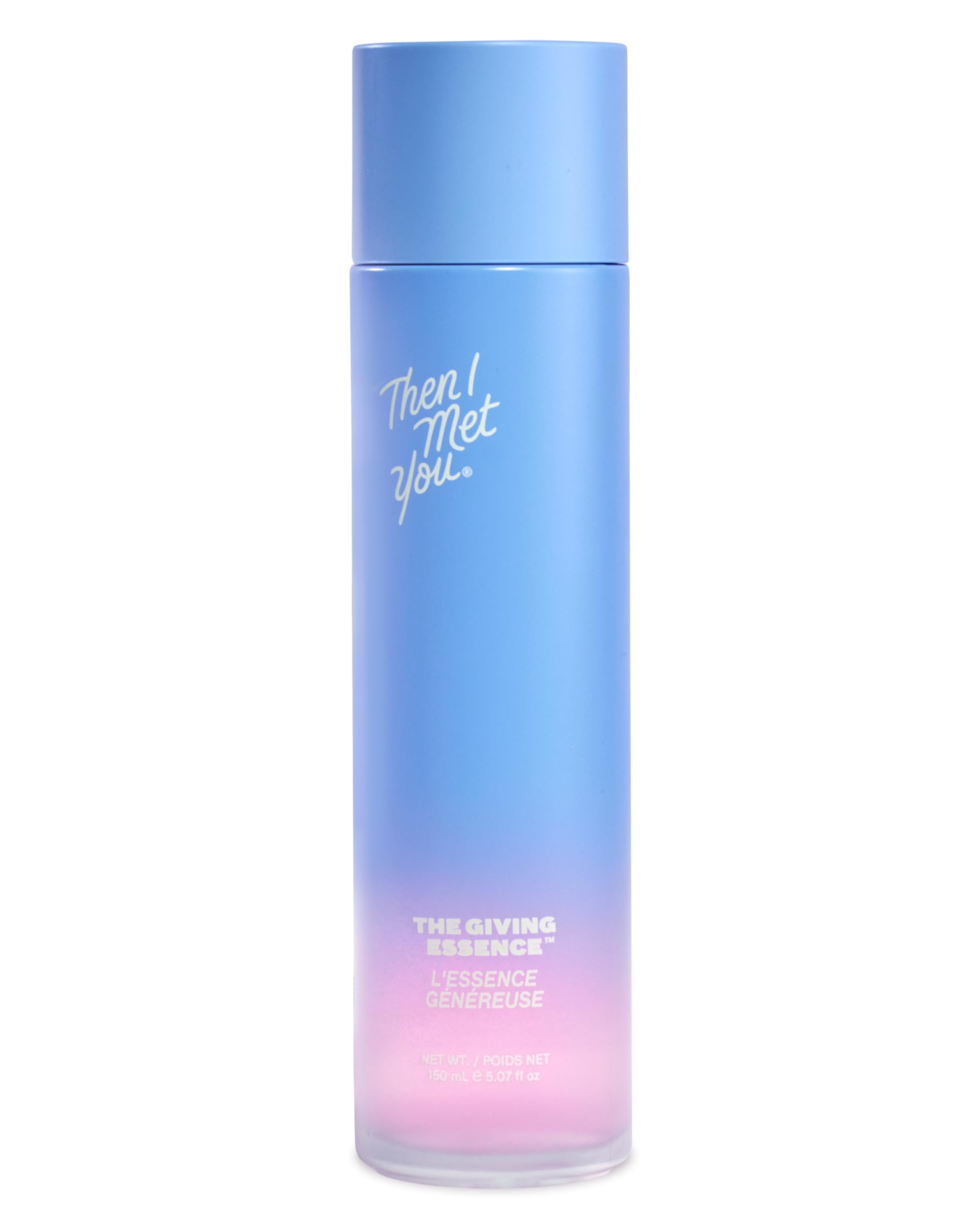 Then I Met You The Giving Essence bottle pour for smooth hydration