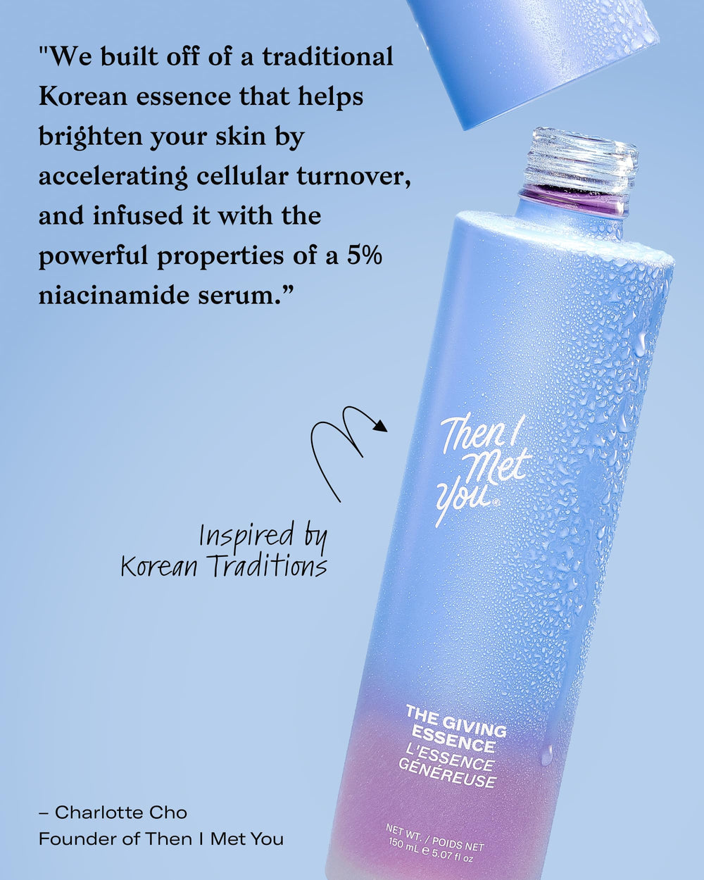 Packaging box of Then I Met You The Giving Essence