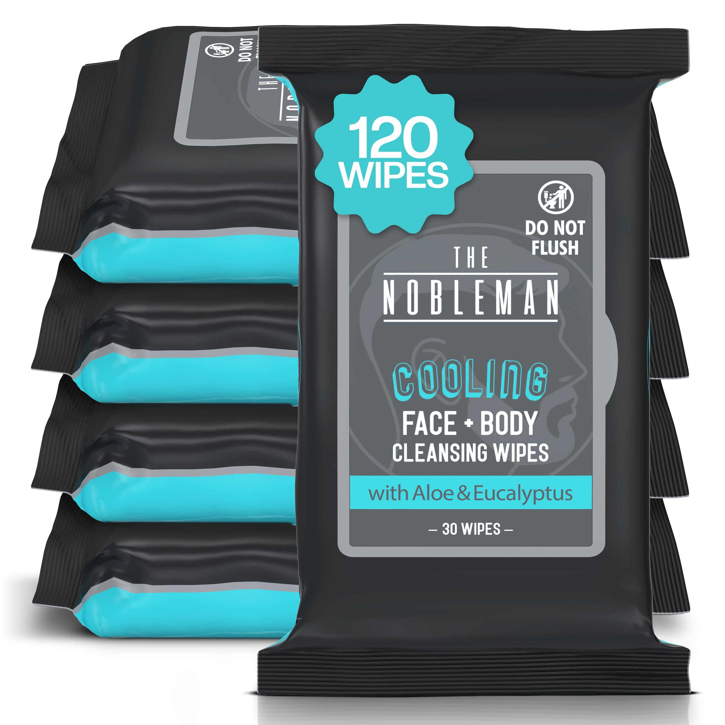 The Nobleman wipes closeup texture highlights soft fibers for gentle cleansing.