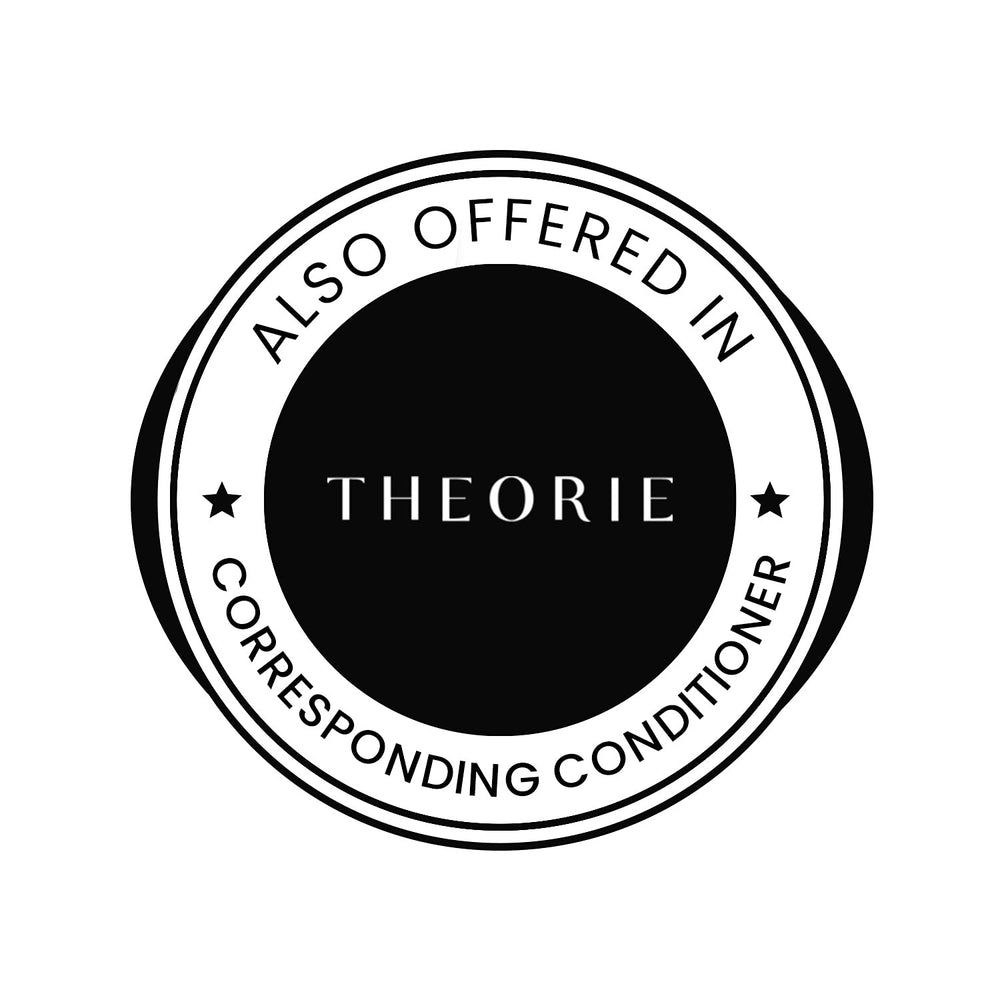 The Theorie Amber Rose Hydrating Shampoo showcases Amino Complex for stronger, smoother strands.