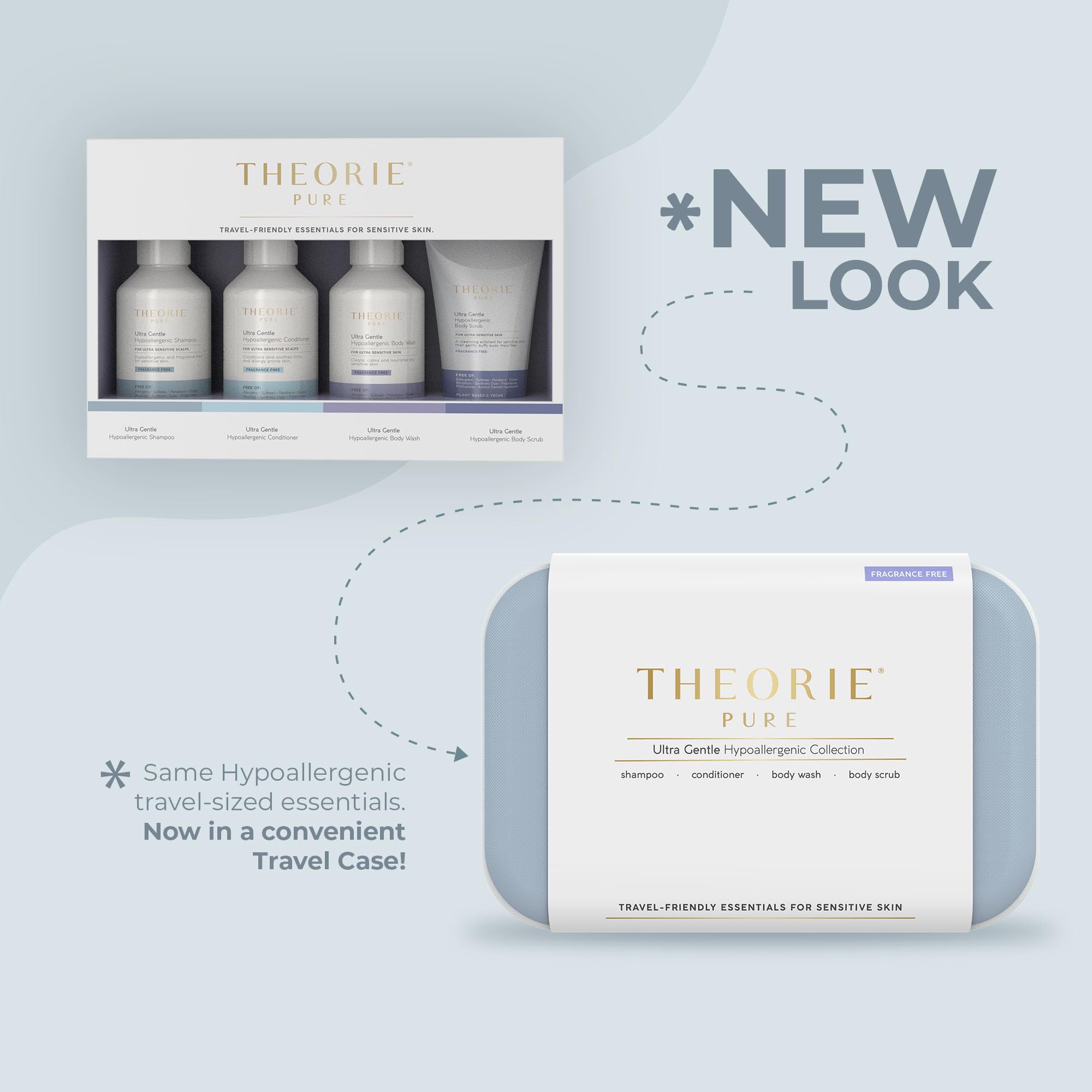 Theorie Pure aloe vera hydration close-up highlights hydrating aloe base.