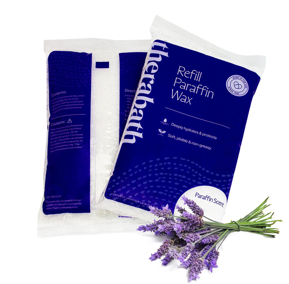 Therabath paraffin wax refill Lavender Harmony 6lb—for soothing warmth and skin hydration