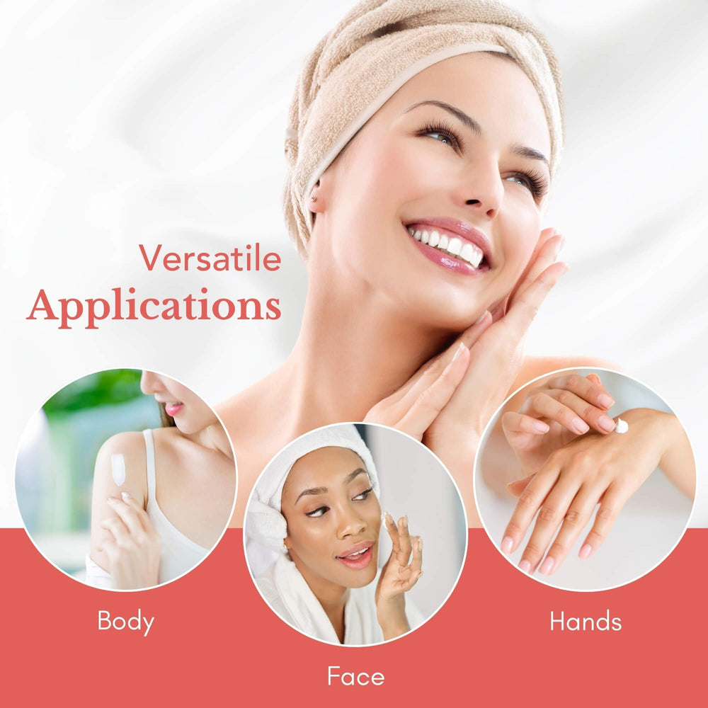 Hands applying Theraplex Hydro Lotion shows gentle care for skin