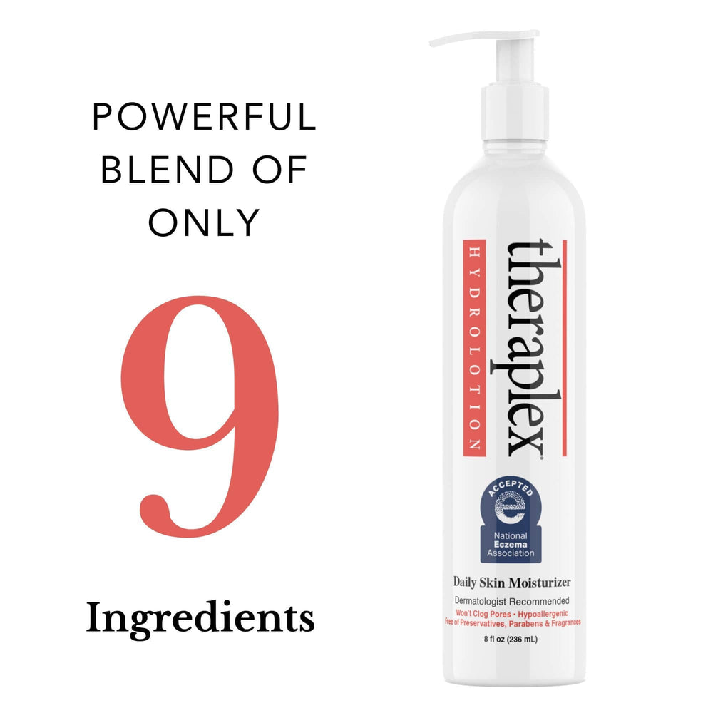 Theraplex Hydro Lotion fragrance-free icon indicating gentle care for fragrance-sensitive customers