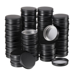 Therwen 96pcs aluminum tin jar set—durable storage for cosmetics and DIY projects
