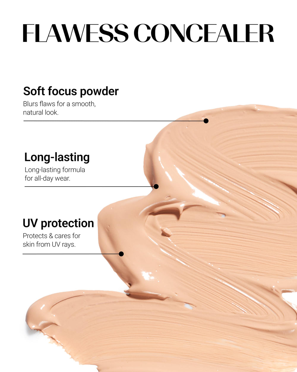 THESAEM Cover Perfection Tip Concealer demonstrates buildable coverage without caking.