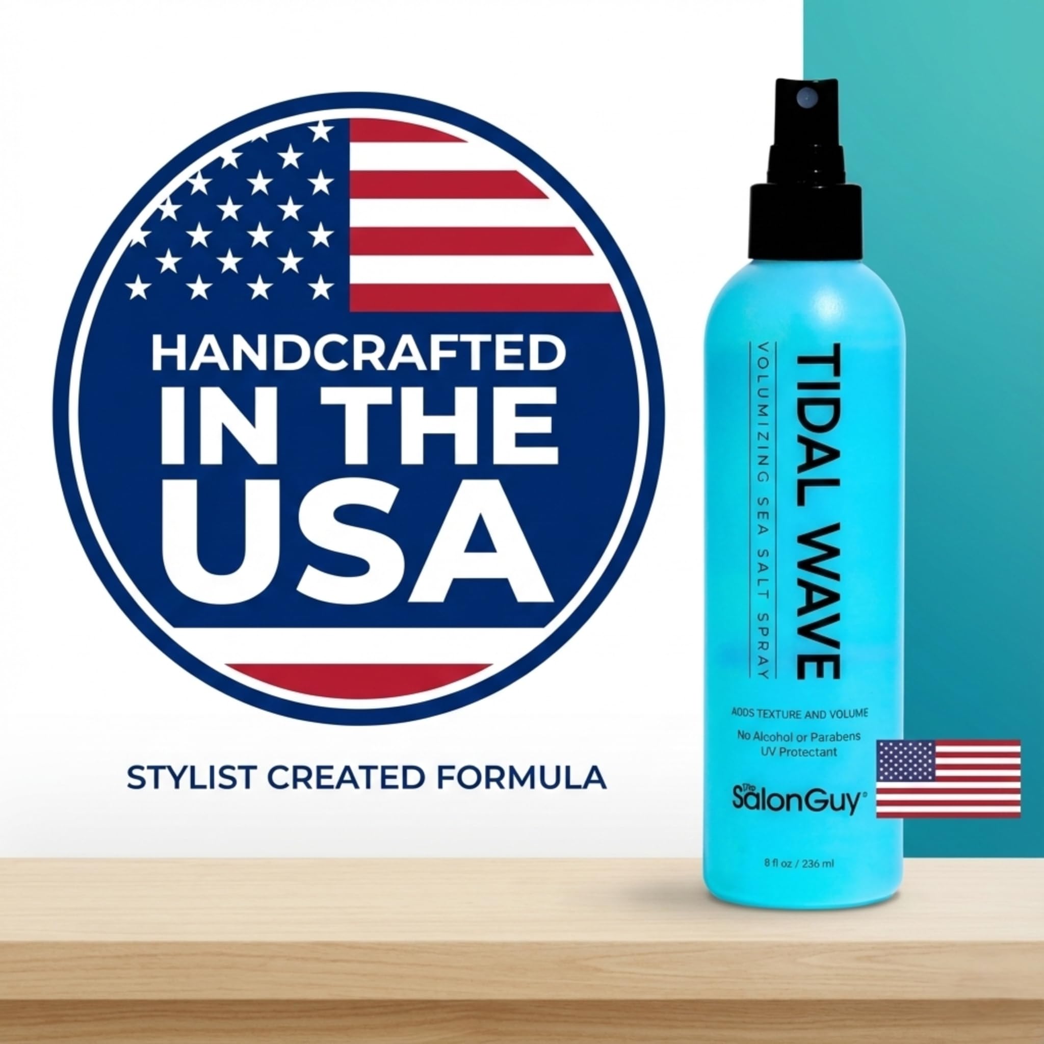THESALONGUY Tidal Wave handcrafted in USA by expert stylist