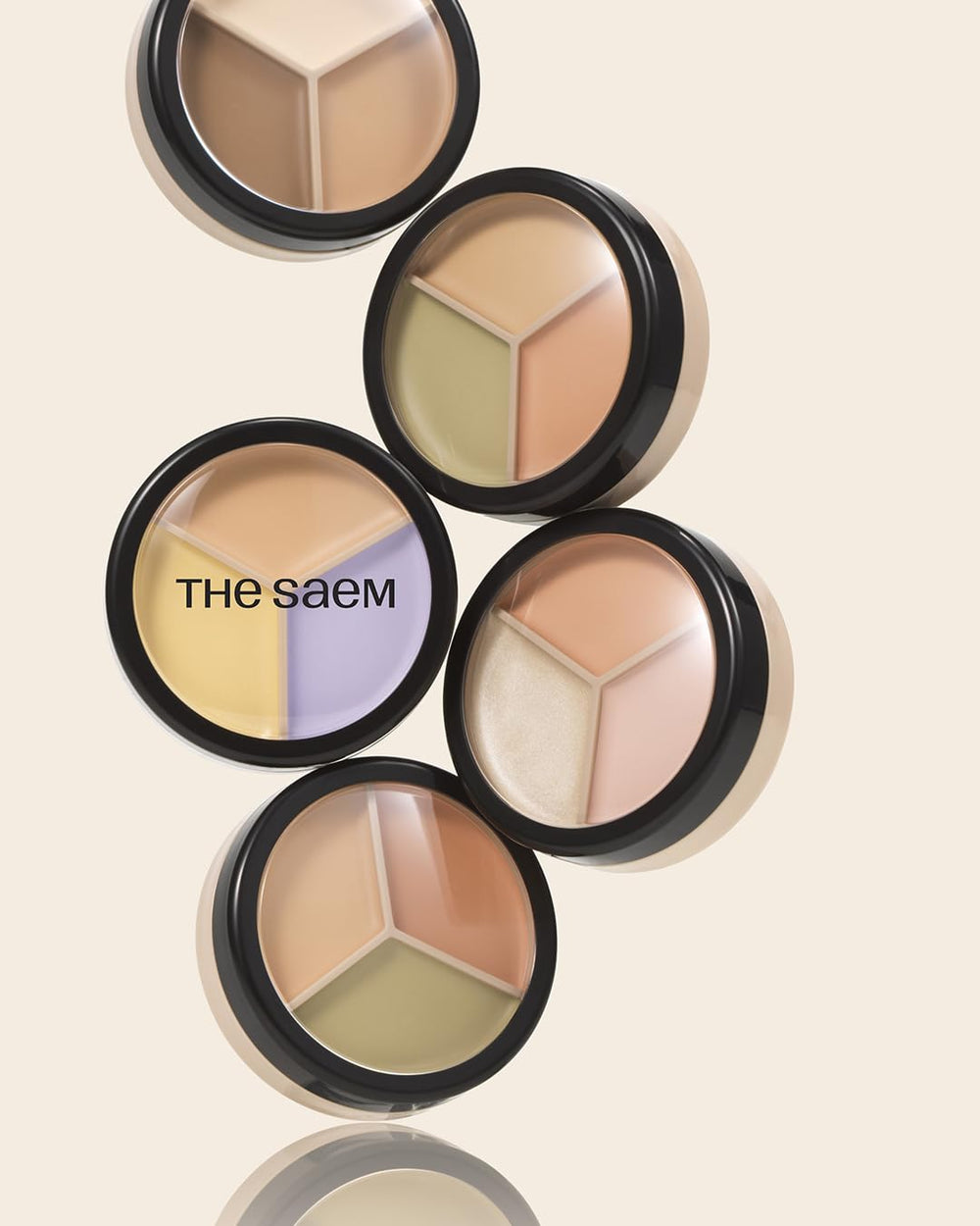 THESAEM Cover Perfection closeup-texture shows melting-fit balm for comfortable wear