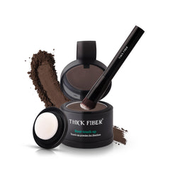 Thick Fiber Root Touch Up Powder compact close-up for fast gray root coverage.