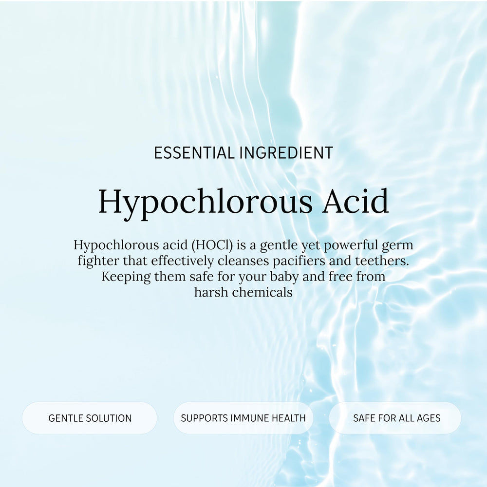 Littley HOCl formulation with natural electrolyzed water for safe cleaning.