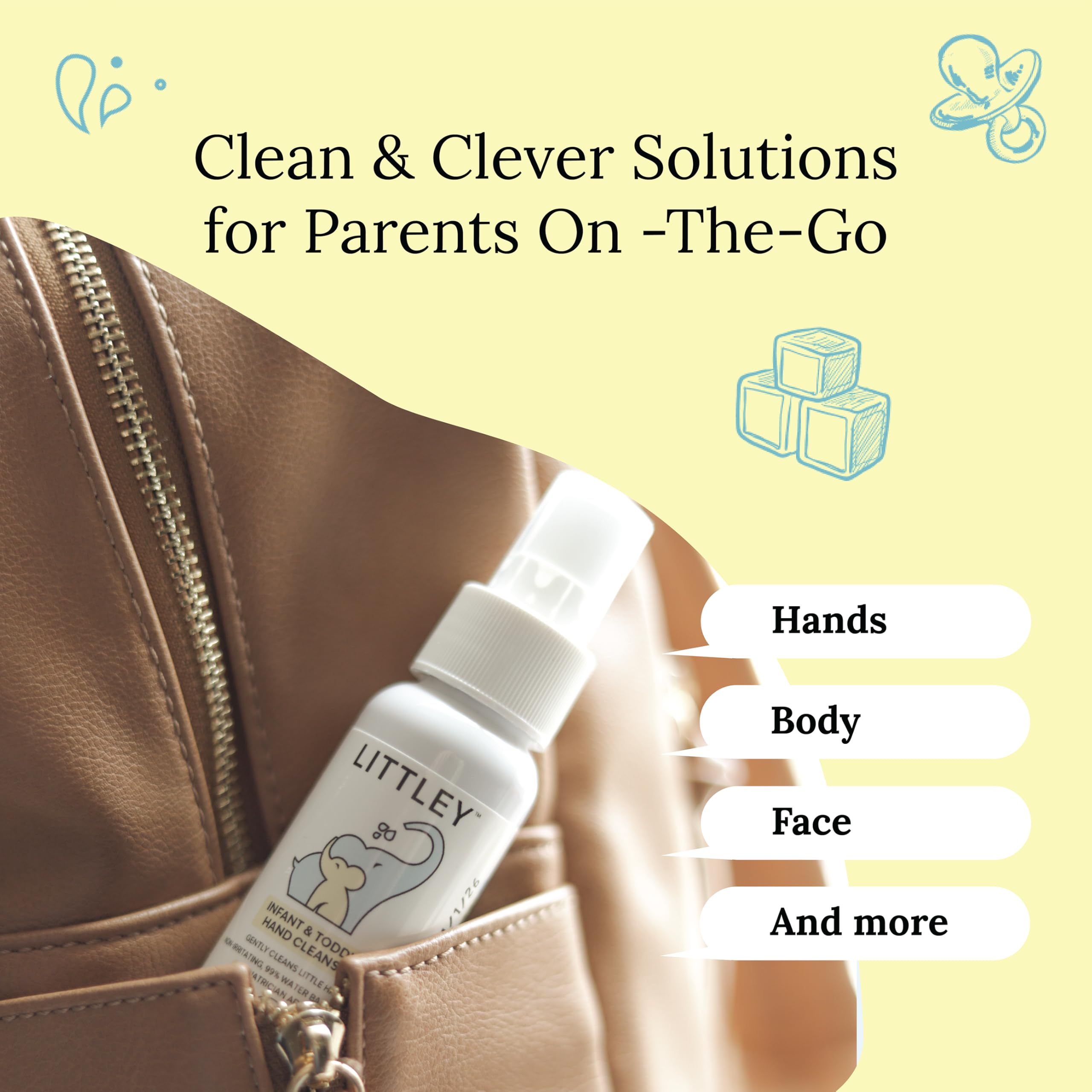Think Smarter Littley natural scent emphasizes gentle, nature-inspired cleaning.