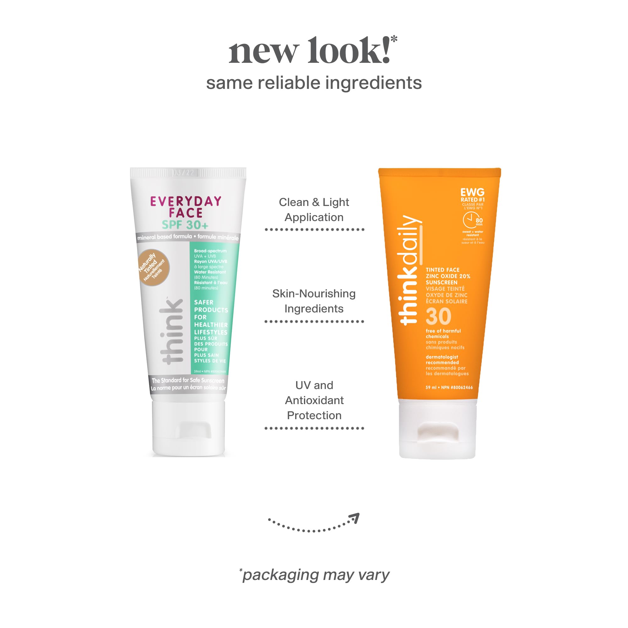 Thinkdaily SPF 30 tinted sunscreen during water sports with 80-minute resistance.