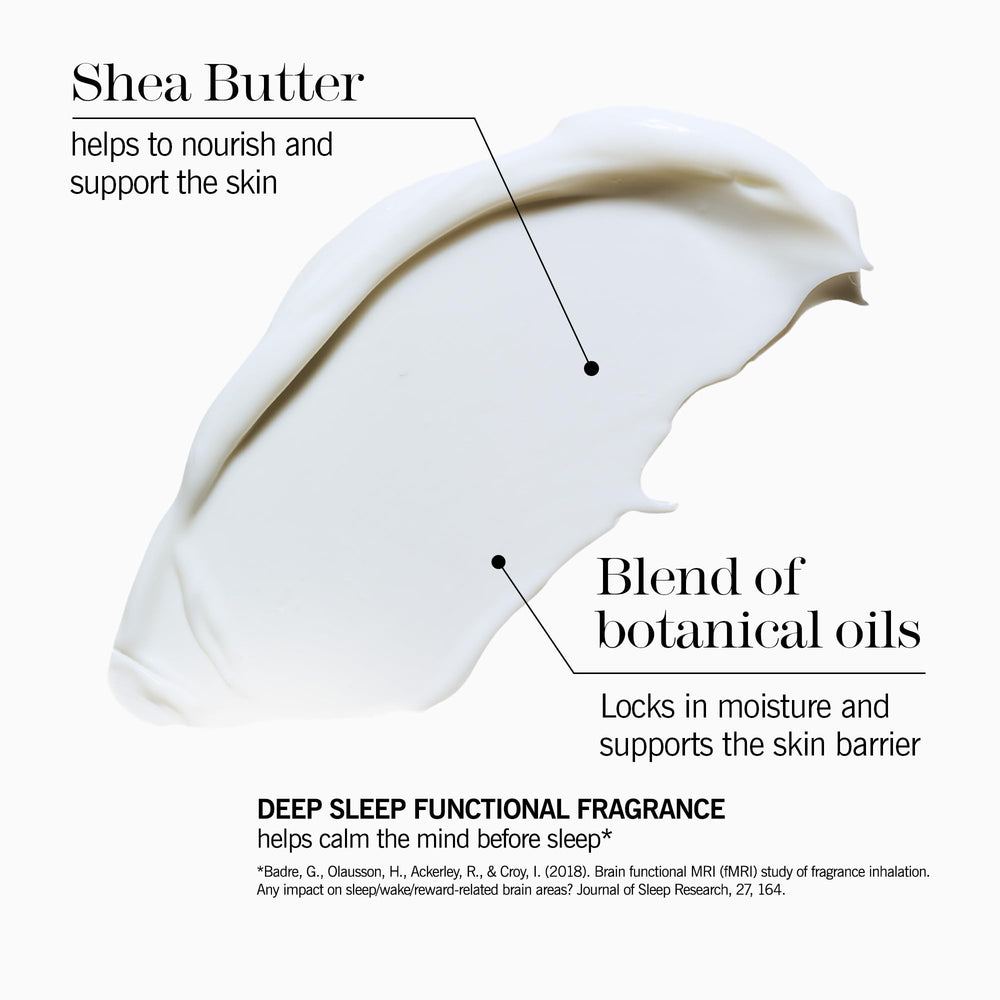 THISWORKS Deep Sleep Body Cocoon in a night routine setup for calm wind-down.