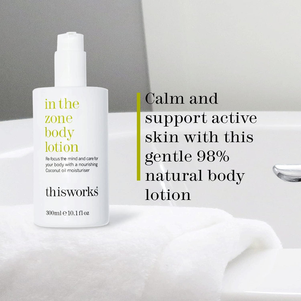 THISWORKS In The Zone set packaging showing hydrating duo for daily self-care