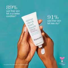 THISWORKS Stress Check Kind Hands cream texture, rich hydration quickly absorbed.