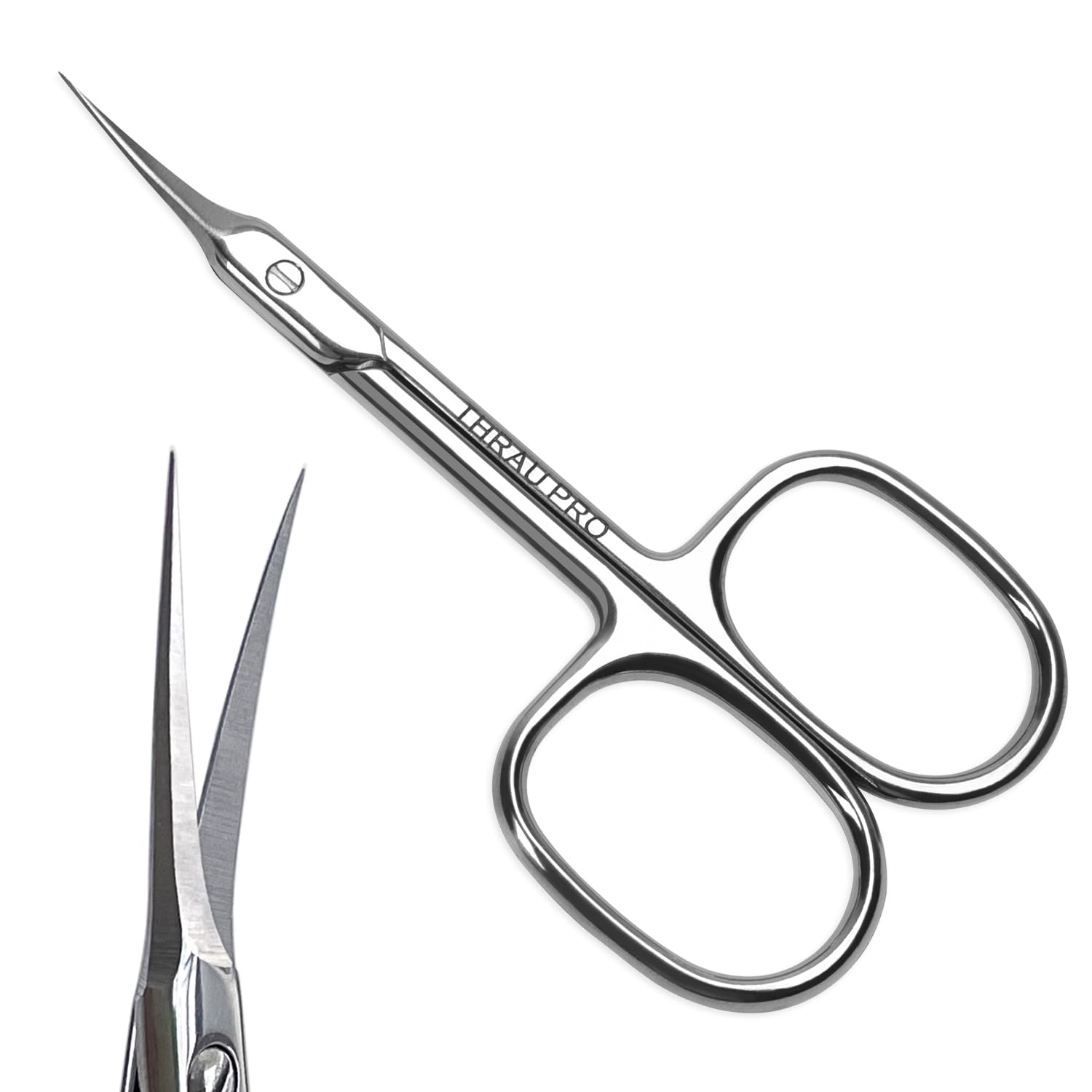 THRAU Cuticle Scissors precision-tip for precise trimming.