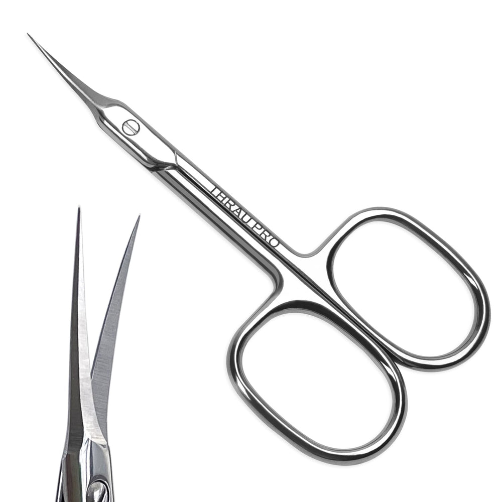 THRAU Cuticle Scissors precision-tip for precise trimming.