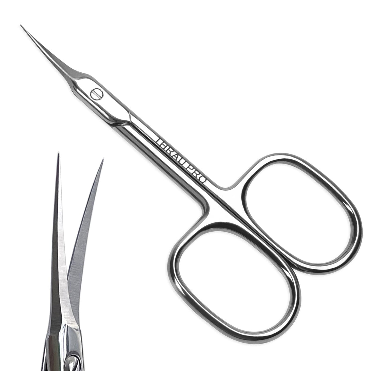 THRAU Cuticle Scissors precision-tip for precise trimming.