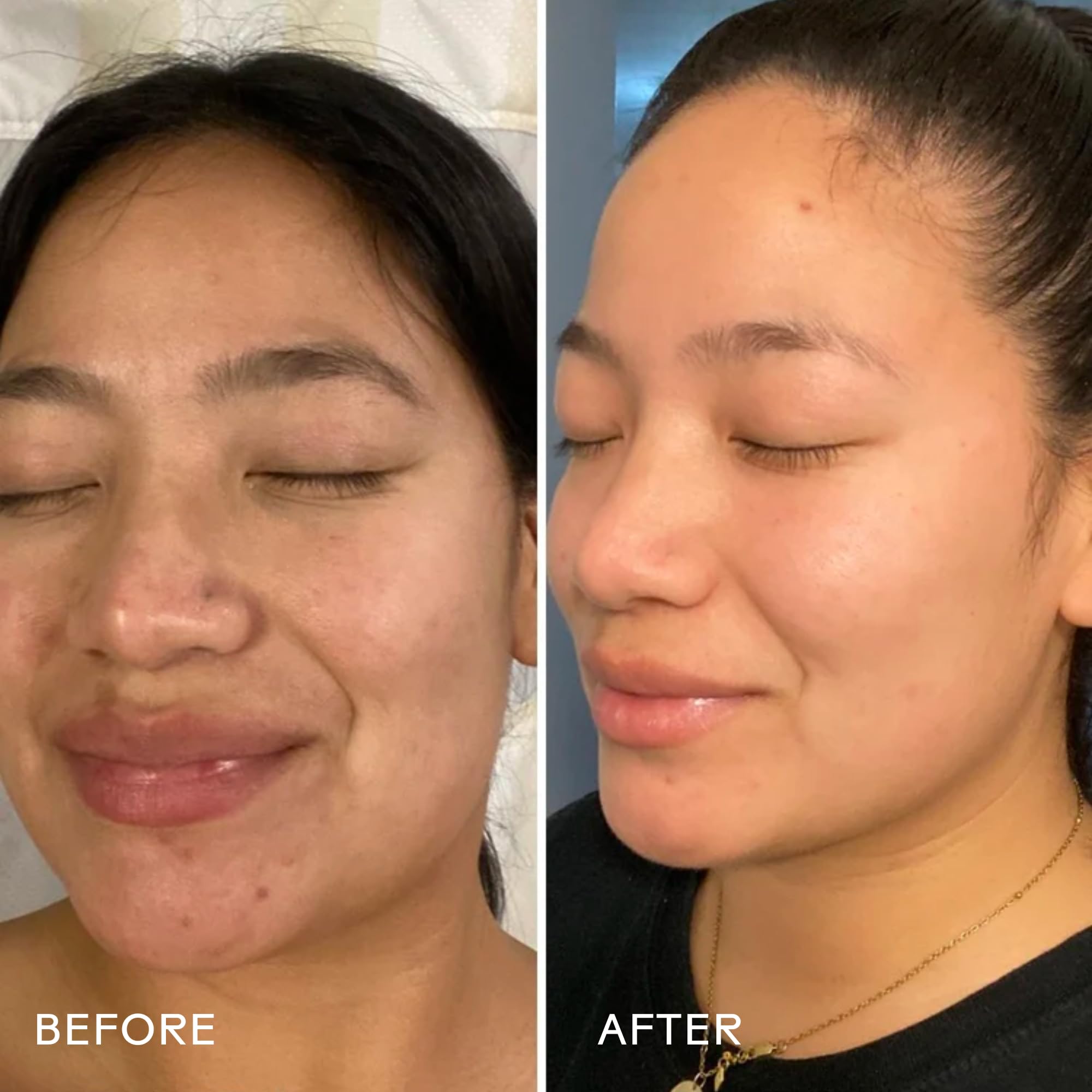 Three Ships glow on skin after use, suggesting even tone improvements.