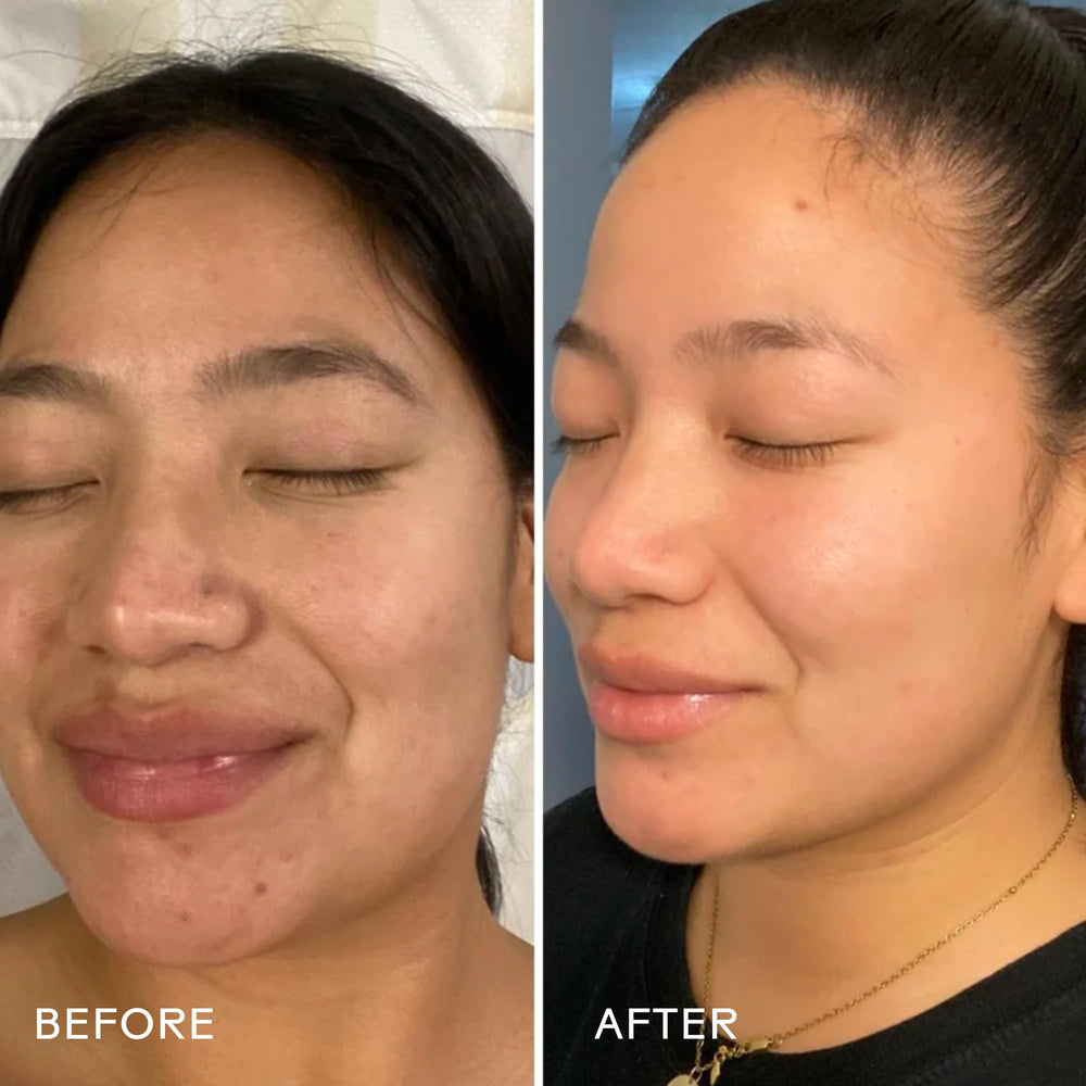 Three Ships glow on skin after use, suggesting even tone improvements.